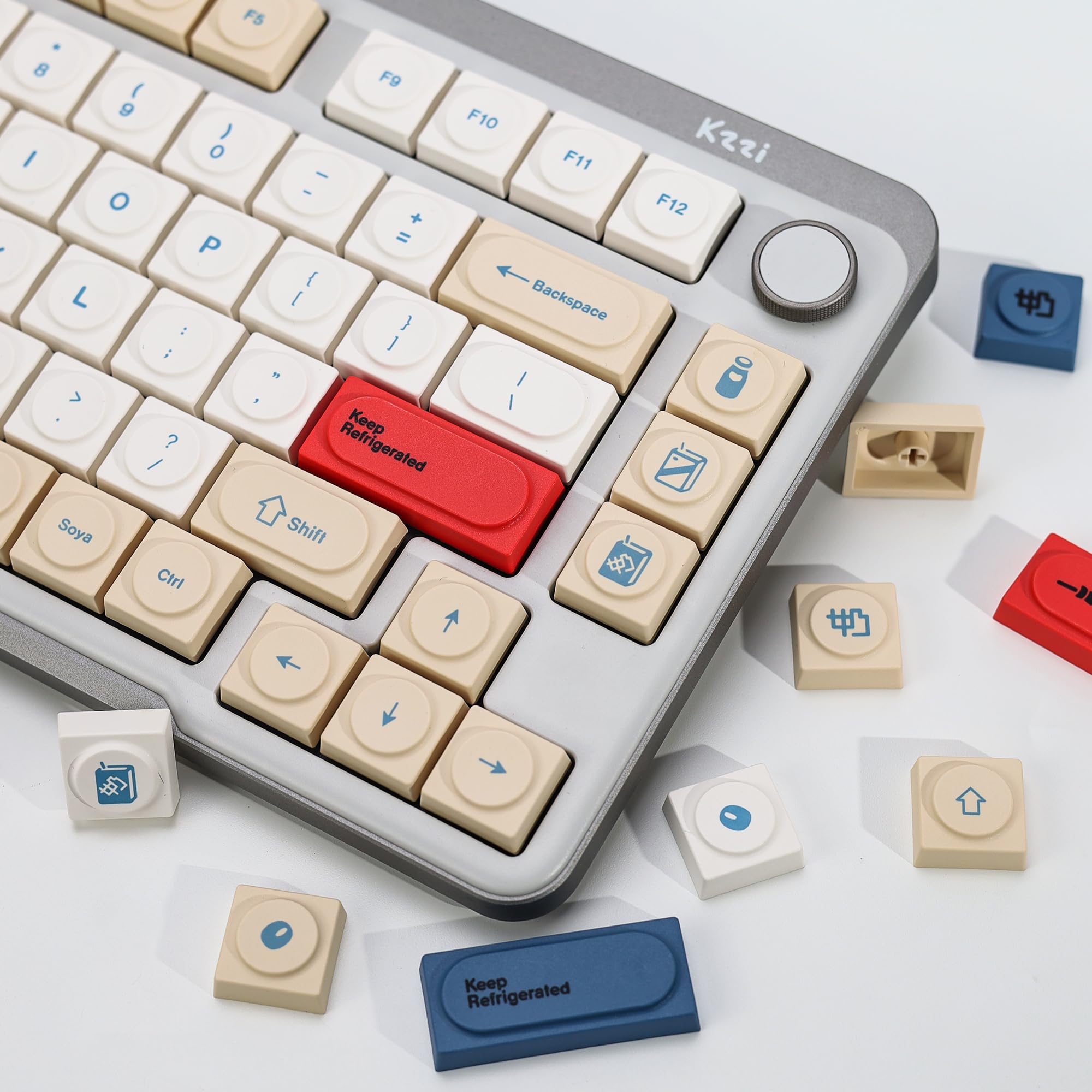 Amazon.co.jp: YMKPVR KBDiy 豆乳 Doys ロープロファイル 昇華型 PBT